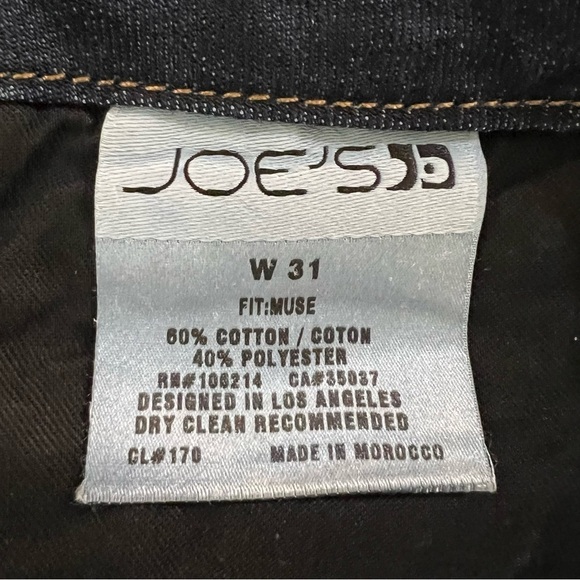 Joes Bootcut Jeans Dark Wash Size 31 - Picture 11 of 12